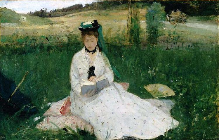 Berthe Morisot Reading, oil painting picture
